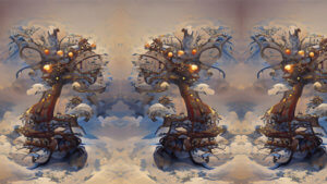 snow tree by Naveen Dorairaj