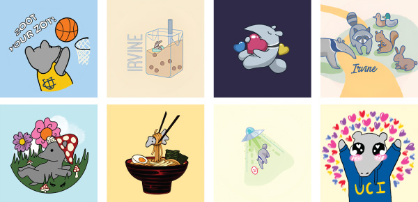 Button and sticker designs